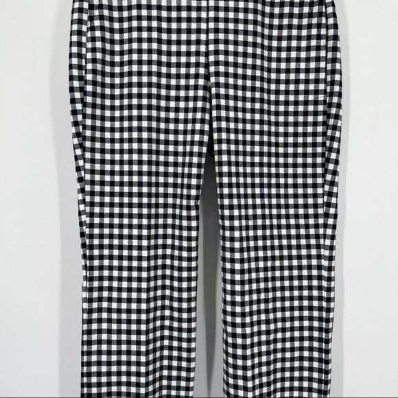 Re-Imagined By J. CREW Multi Striped Plaid Button Leg Capri Straight Leg Pants - Picture 6 of 15